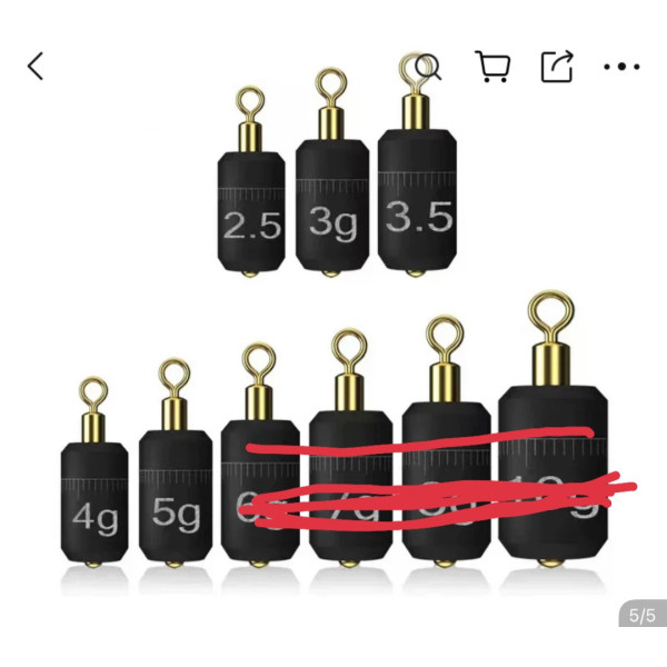 Chì Neo Câu Đáy, Chì Chạy Câu Đài, Chuyên Câu Cá Nhát