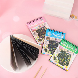 Sổ Scratch Note Sổ Than Ma Thuật Cầu Vồng DIY Mim Mim Store SCRATCHNOTE095