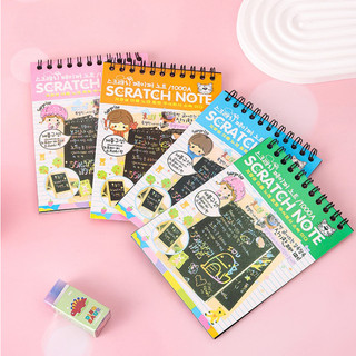Sổ Scratch Note Sổ Than Ma Thuật Cầu Vồng DIY Mim Mim Store SCRATCHNOTE095