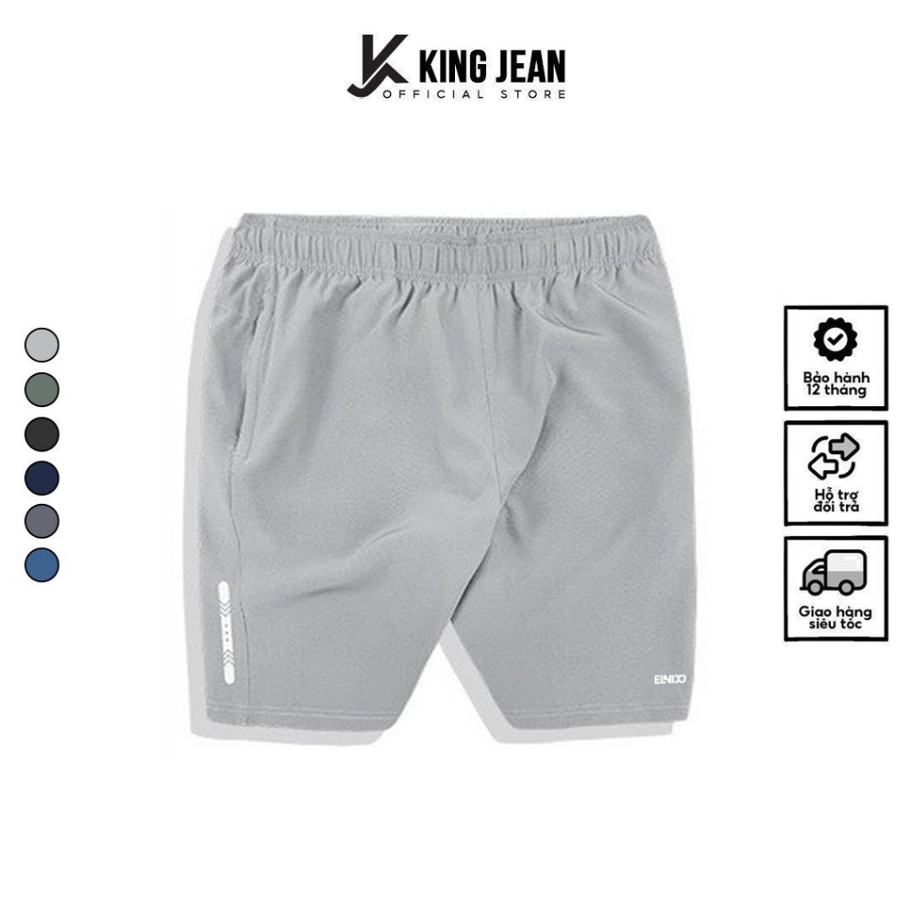 Quần short nam chất liệu vải gió mềm mịn, co giãn, kiểu dáng trẻ trung KJ Vua Quần Jeans