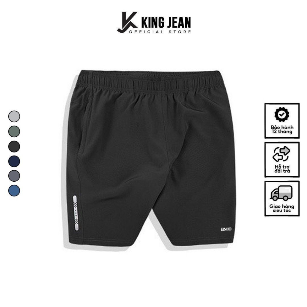 Quần short nam chất liệu vải gió mềm mịn, co giãn, kiểu dáng trẻ trung KJ Vua Quần Jeans