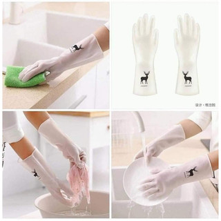 Đôi găng tay cao su rửa chén bát [Siêu rẻ]