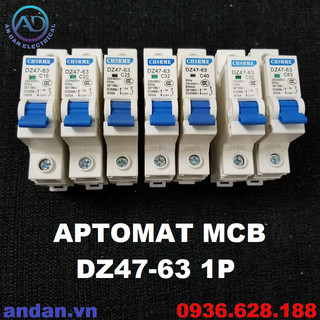 Aptomat mcb dz47-63 1p