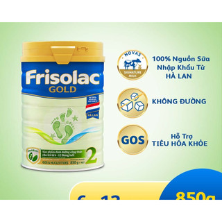 Sữa bột Frisolac Gold số 2 Lon 380g_850g