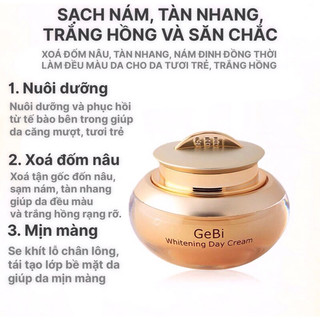 [Hàng mới về - Date 2028] Kem ngày Gebi Day Cream 15ml Gebi Đài Loan