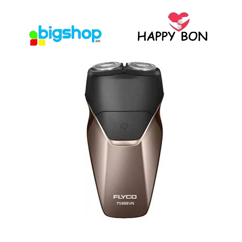 Máy cạo râu điện Flyco FS 888VN - Đen đồng, chống thấm nước IPX7, pin sạc 60 phút