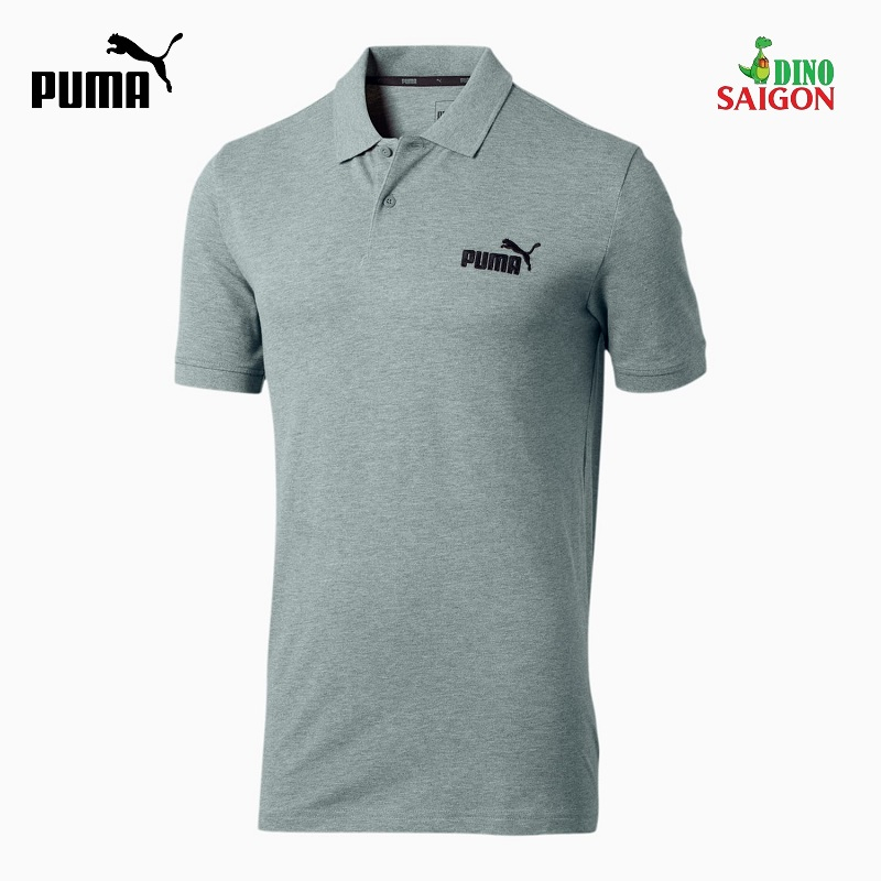 Áo thun Polo nam Puma Essentials Pique hàng chính hiệu (màu Gray)