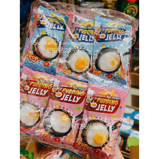 Kẹo pudding thạch nổ chảo trứng chiên gói 20gr