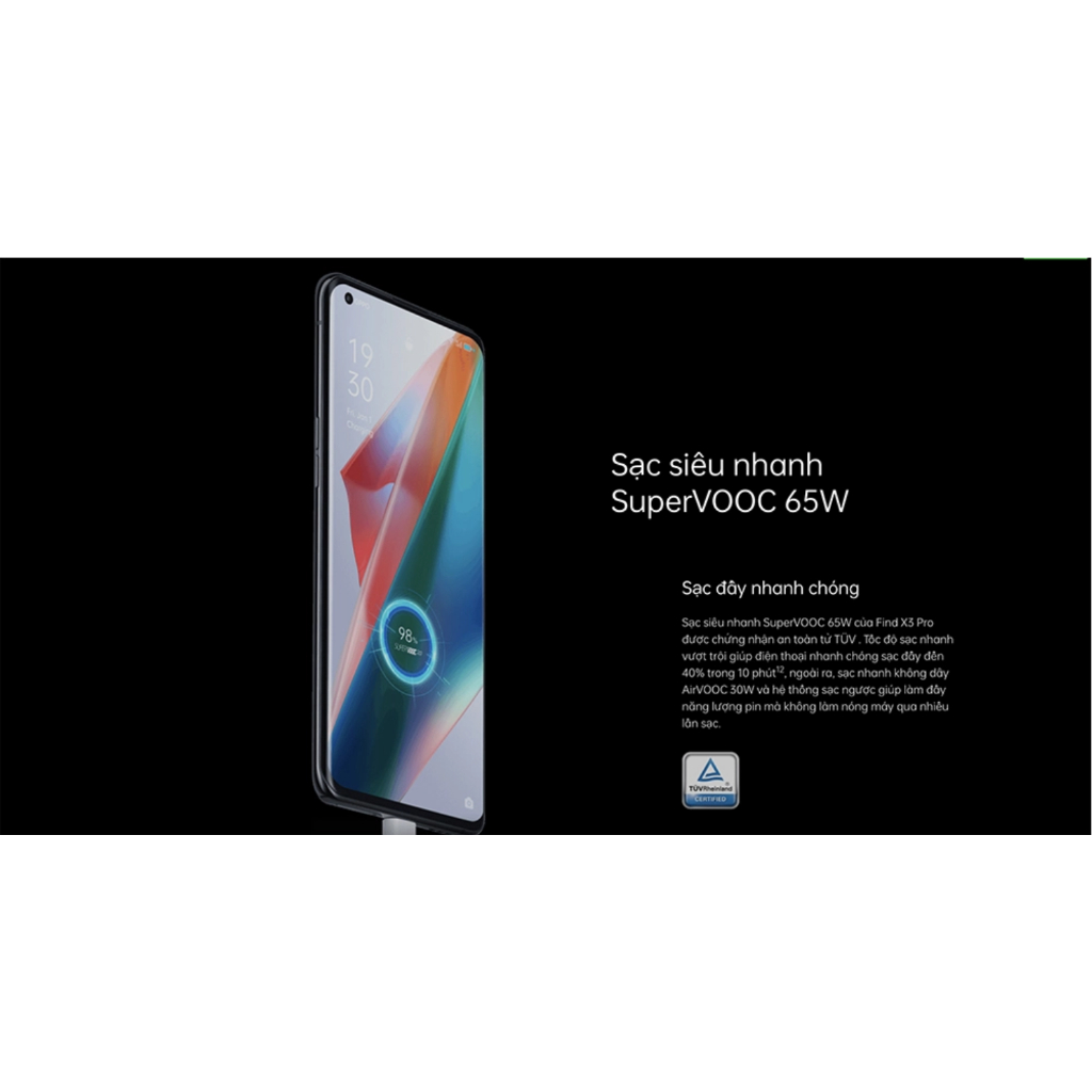 Bộ sạc nhanh OPPO SuperVooc 65W zin hàng chính hãng Bảo hành 12 tháng Sạc siêu nhanh