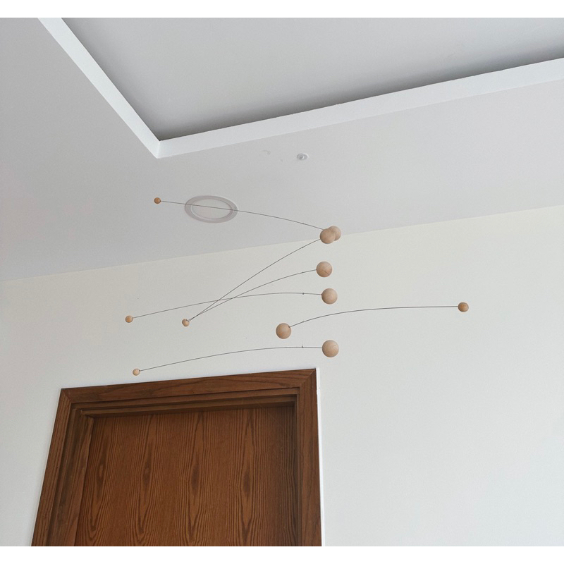 Bóng gỗ treo trang trí DIY