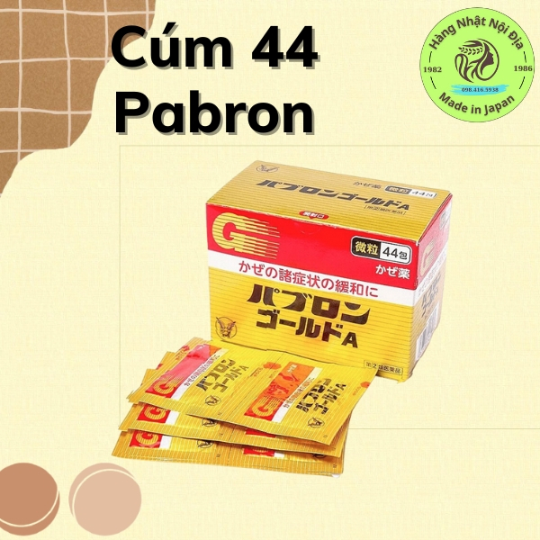 Bột cảm cúm Pabron A Nhật Bản 44 gói (Cúm 44)