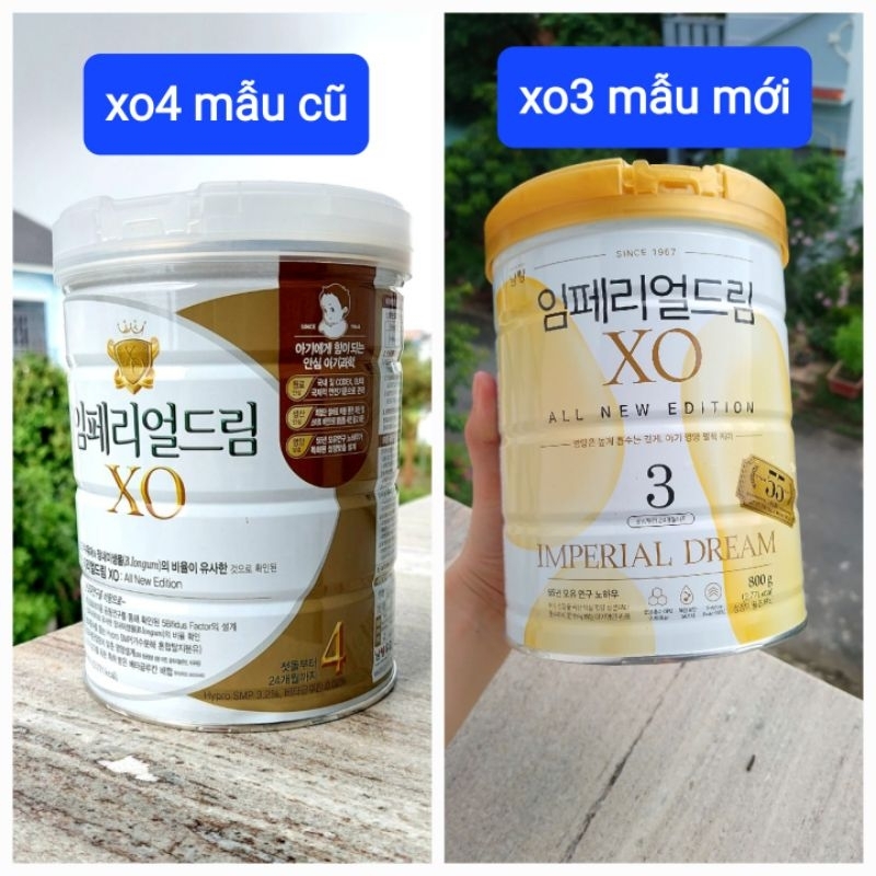 Sữa bột Namyang XO số 3 mẫu mới 12-24th nội địa Hàn 800g