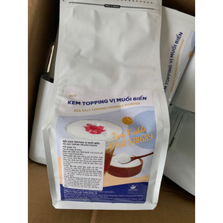 Bột kem topping vị muối biển túi 1kg - làm kem béo ngậy, thơm ngon