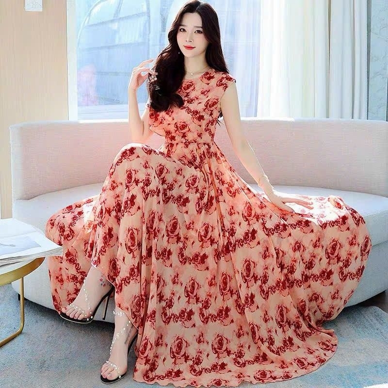 ĐẦM VOAN HOA SÁT CÁNH CAO CẤP