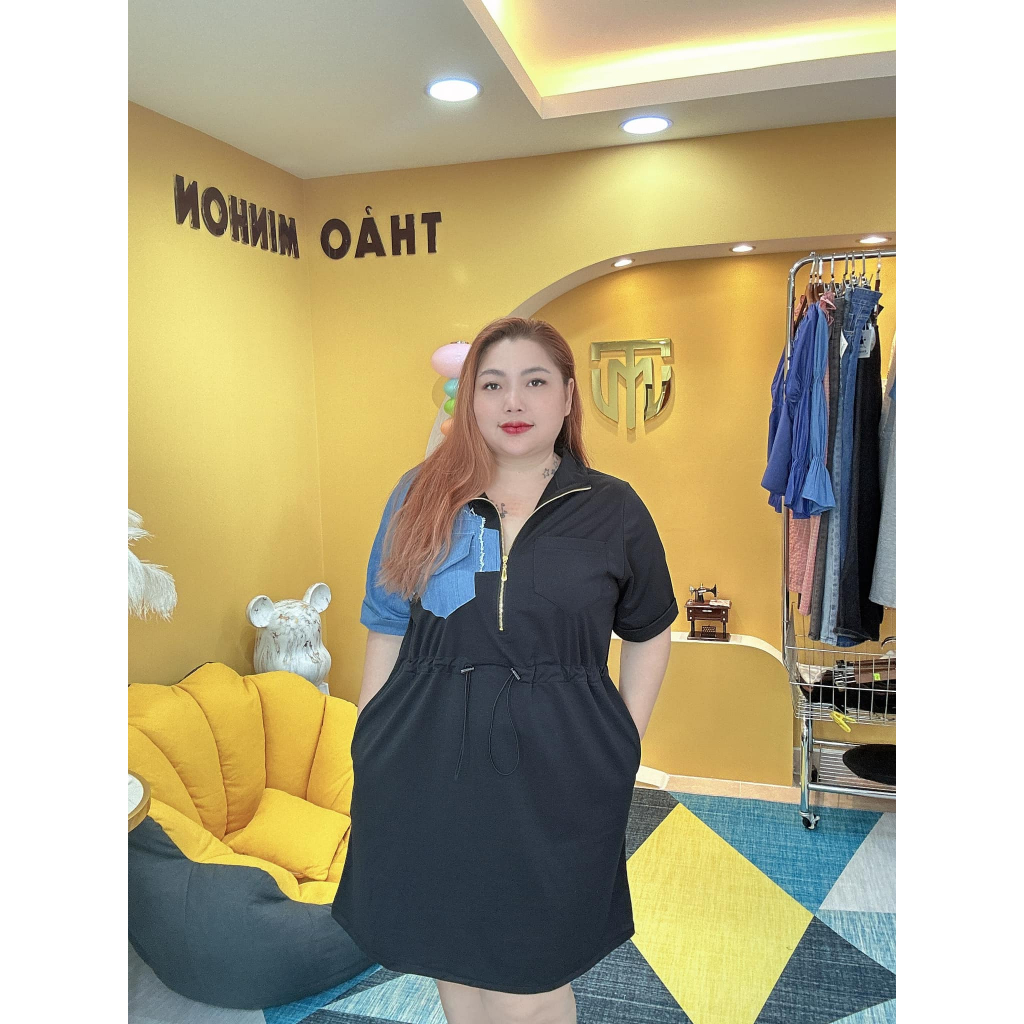 ĐẦM BIGSIZE SUÔNG PHỐI JEAN