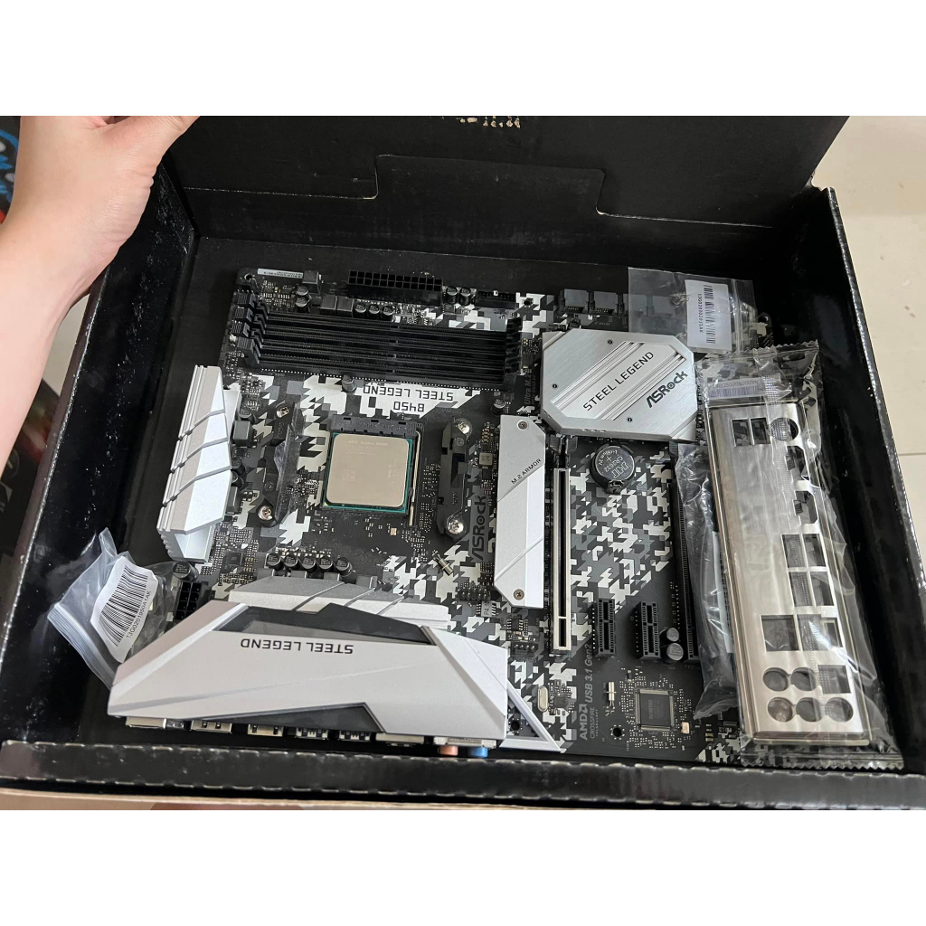 MainBoard B450 Asrock Stell Legend like new 100%