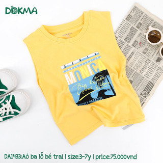 [DOKMA 2023] Áo ba lỗ cho bé 3y-7y