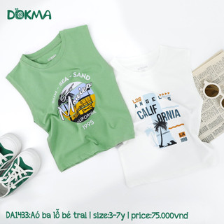[DOKMA 2023] Áo ba lỗ cho bé 3y-7y