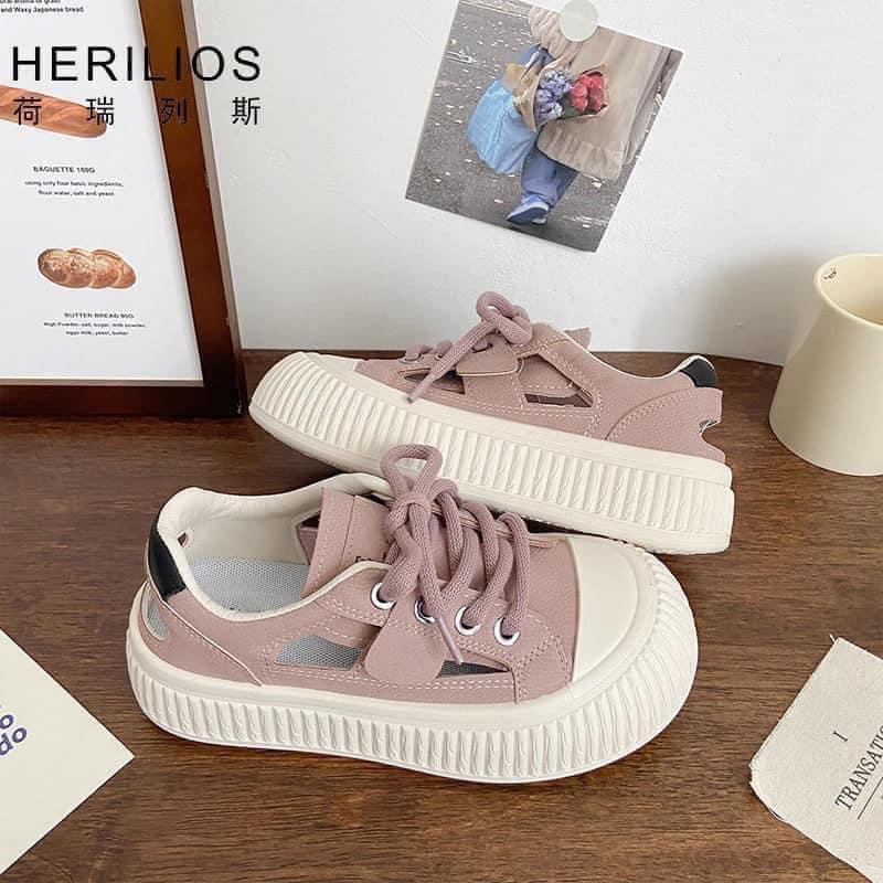 Giày thể thao phong cách hiện đại trẻ trung thông hơi hàng QC