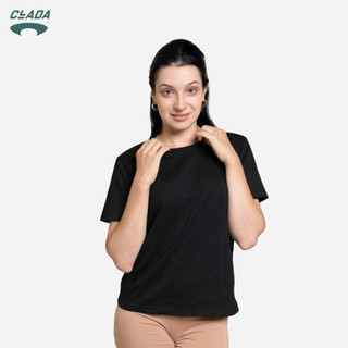 Áo Thun Cotton Nữ Tee Basic Thương Hiệu CLADA - AL001