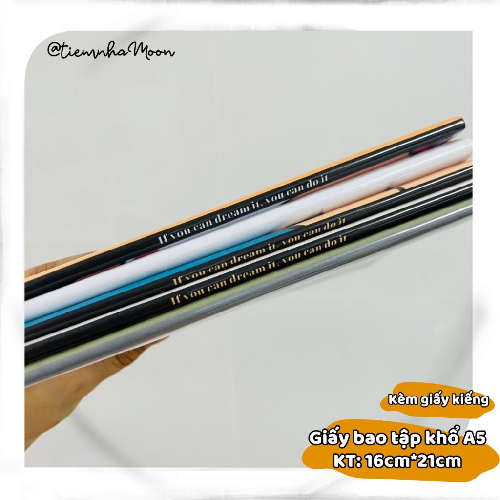 BAO TẬP KHỔ NHỎ 16cm*21cm -  BÌA BAO TẬP A5 CÓ SẴN GIẤY KÍNH MẪU VỊT CUTE - BÌA BAO TẬP CUTE