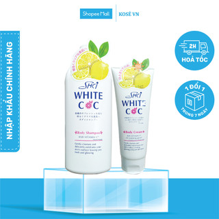 Combo sữa tắm và kem dưỡng trắng da shci chai 360ml