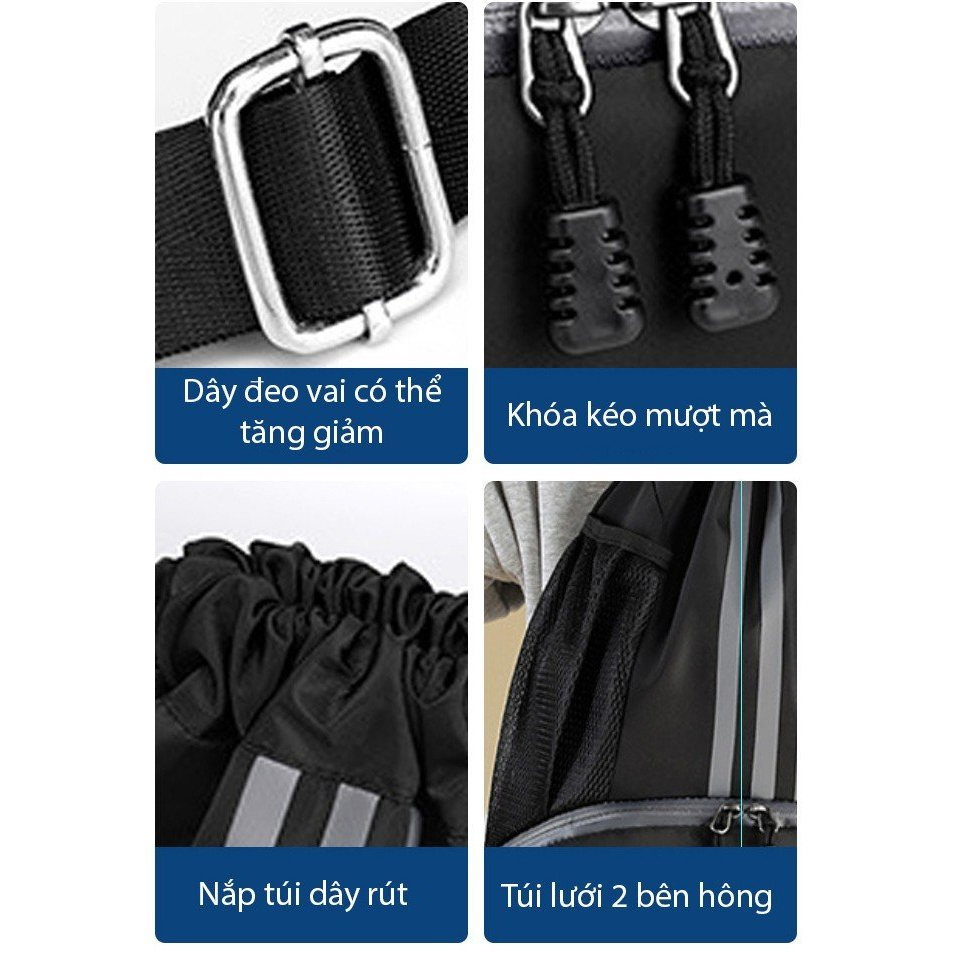 Balo thể thao kiểu dây rút có ngăn để giày
