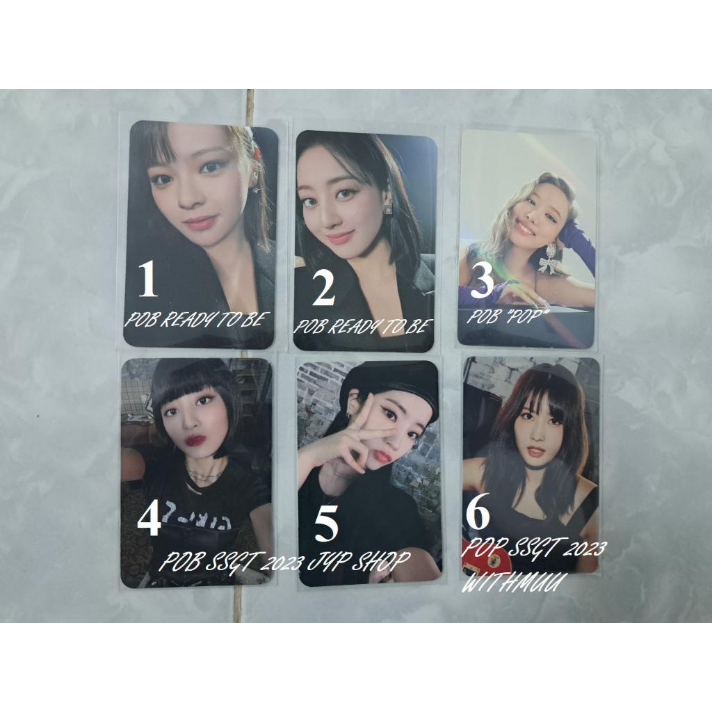CARD POB CHÍNH HÃNG TWICE NAYEON JIHYO DAHYUN MOMO JEONGYEON