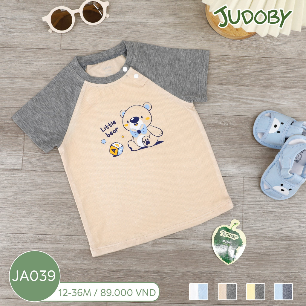 Áo cộc tay zaglan cho bé - Judoby