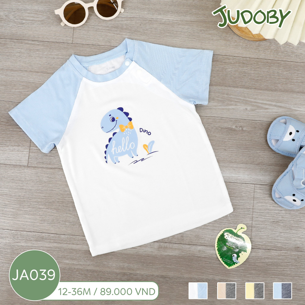 Áo cộc tay zaglan cho bé - Judoby