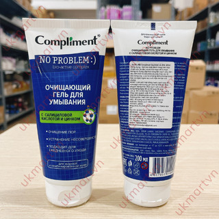 Gel Rửa Mặt Giảm Mụn Compliment No Problem 200ml