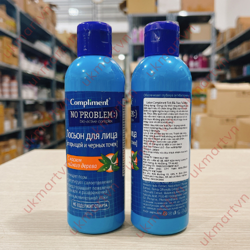 Toner Compliment No Problem Salicylic Acid Làm Sạch Da Kiềm Dầu Giảm Mụn 200ml