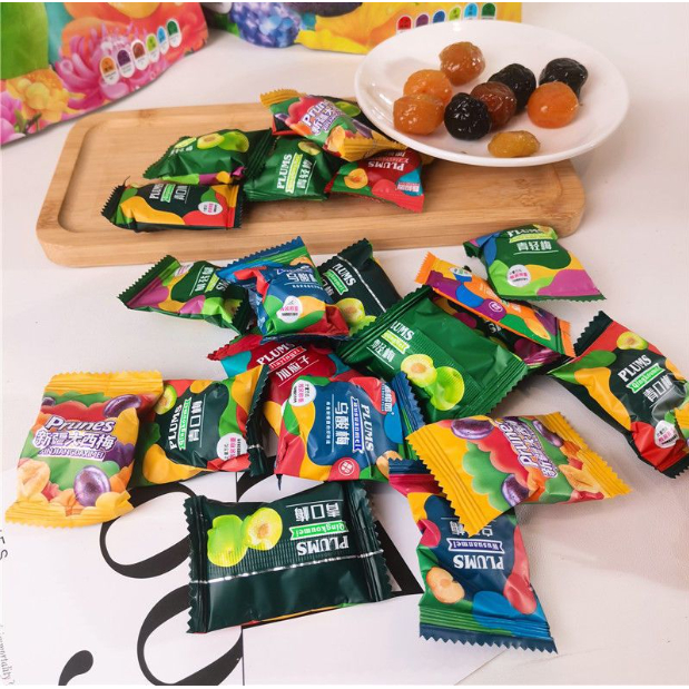 Gói Ô Mai Mix Cherry, Việt Quất, Mận, Thanh Mai 408g