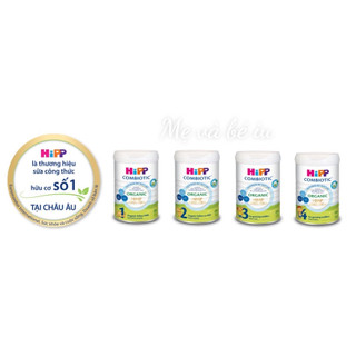 Sữa hipp combiotic organic hmp số 1, 2, 3, 4