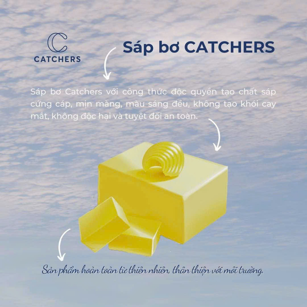 SÁP BƠ CATCHERS | Catchers Butter Wax - Nguyên liệu Nến