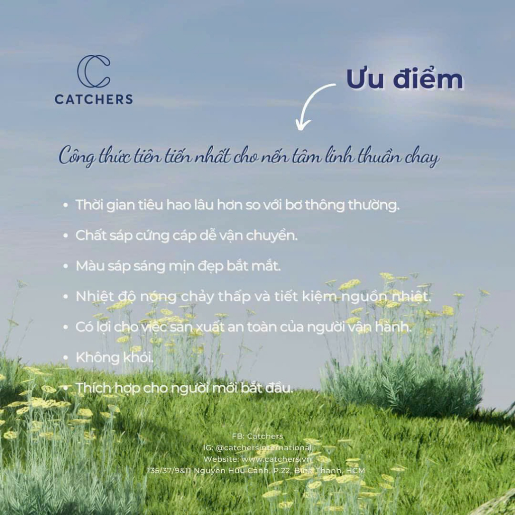 SÁP BƠ CATCHERS | Catchers Butter Wax - Nguyên liệu Nến