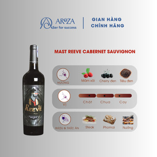 Rượu vang đỏ red wine rượu vang pháp mast reeve cabernet sauvignon aroza 750ml 13,5%