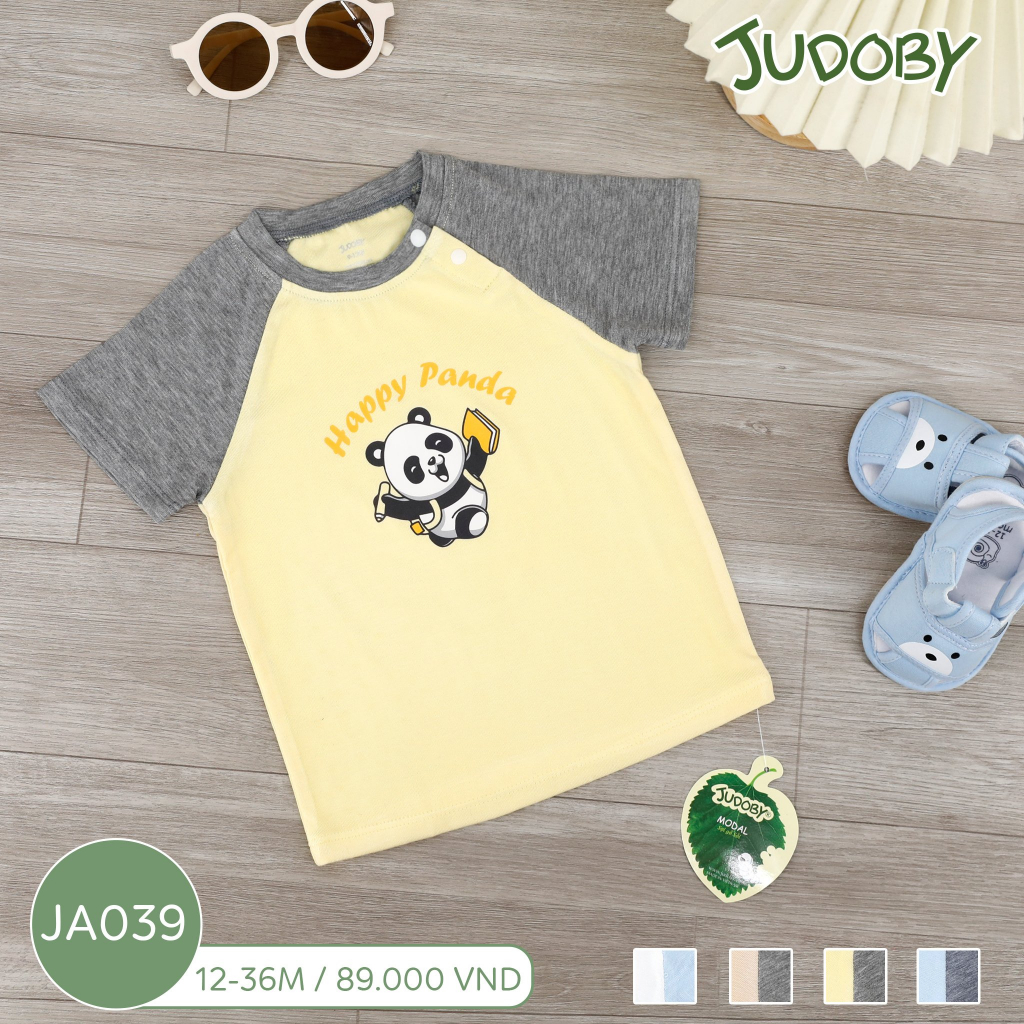 Áo cộc tay zaglan cho bé - Judoby