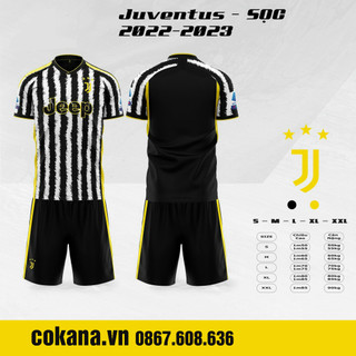 Áo bóng đá clb juventus sân nhà 2024 - bộ quần áo bóng đá clb juventus trắng sọc bản chính 2024 #cokana