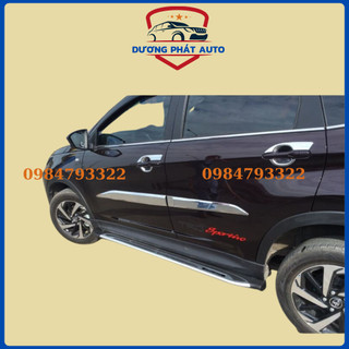 Nẹp sườn xe Toyota Rush 2018-2023 chất liệu crom cao cấp