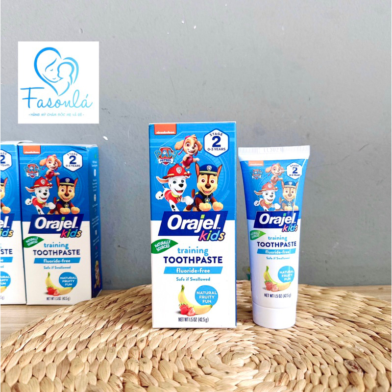 KEM ĐÁNH RĂNG NUỐT ĐƯỢC ORAJEL 42g 3m-4y 2025
