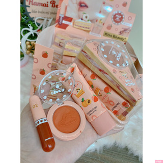 Set trang điểm bánh kem 3 món Peach