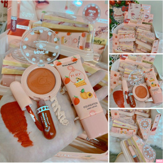 Set trang điểm bánh kem 3 món Peach