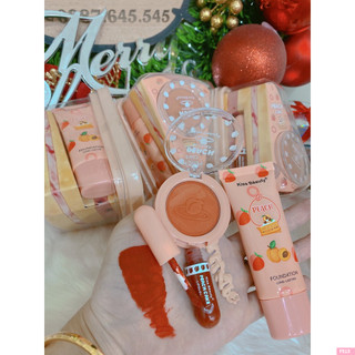 Set trang điểm bánh kem 3 món Peach