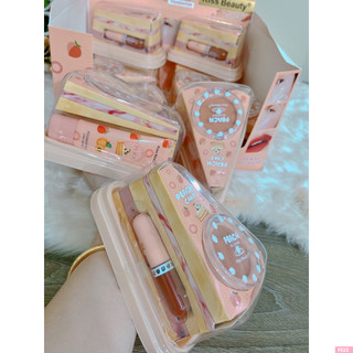 Set trang điểm bánh kem 3 món Peach