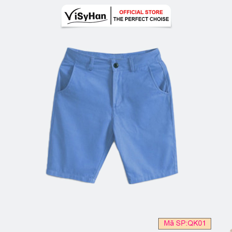 Quần Short Kaki Bassic Nam Có Chun Bên Hông VISYHAN QK01