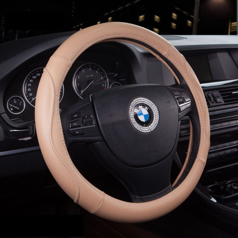 Bọc vô lăng phối da cao cấp phù hợp với tất cả các hãng xe hơi ô tô phổ thông
