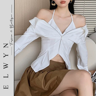Áo sơ mi nữ mĩ yếm thời trang elwyn el11