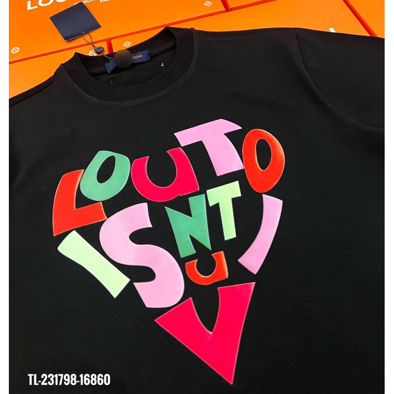Áo phông LOU chữ trái tim nhiều màu TTA755