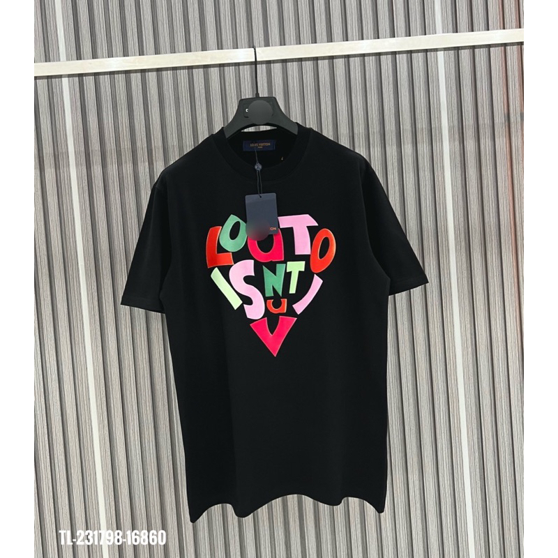 Áo phông LOU chữ trái tim nhiều màu TTA755